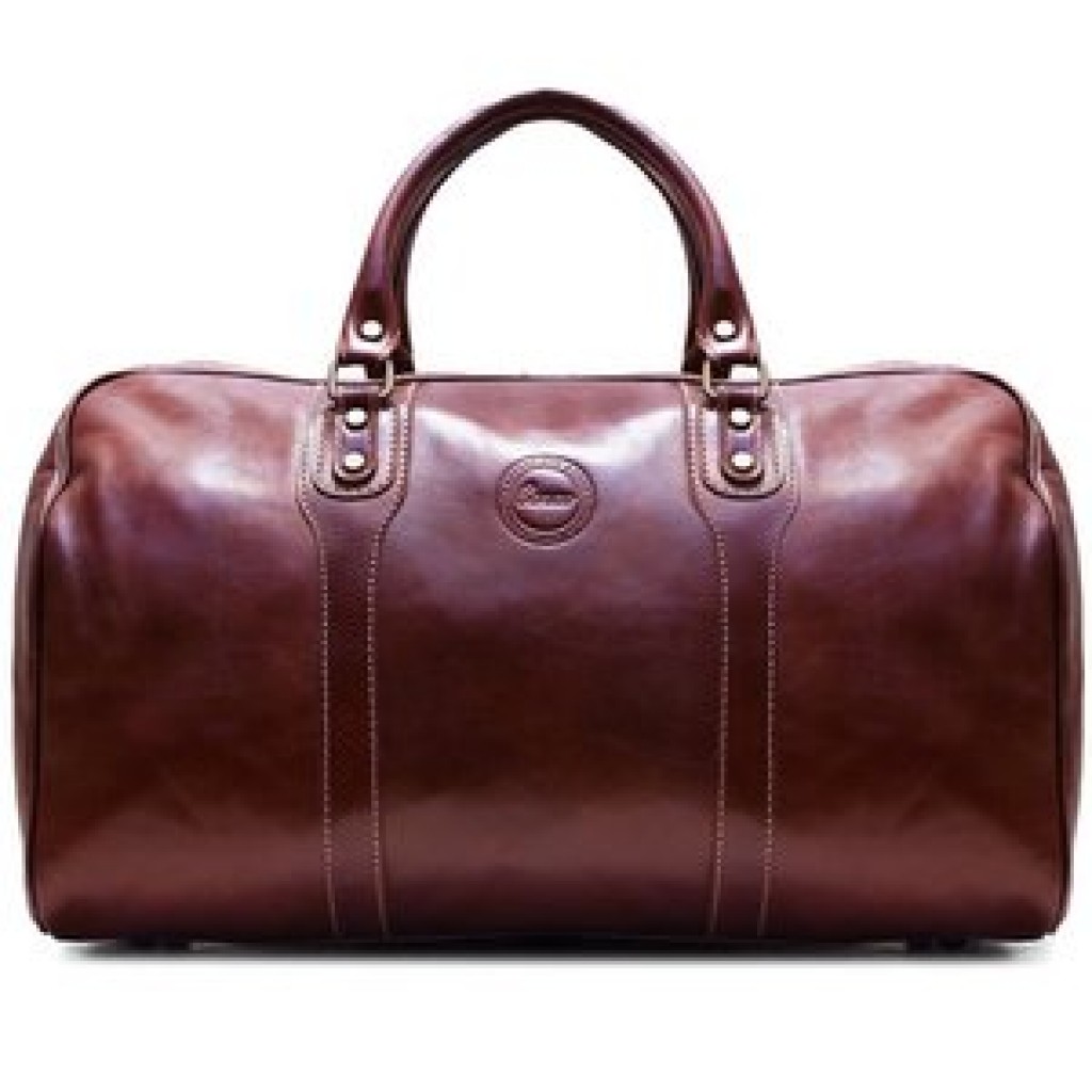 Cenzo leather duffle store bag